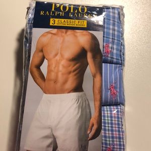 Polo Ralph Lauren 3 pack of woven boxers size M